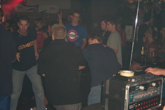 Back AWAY from the moshpit