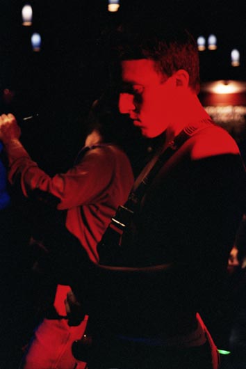 Jonas from Headwater forsakes his drums